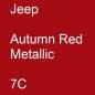 Preview: Jeep, Autumn Red Metallic, 7C.